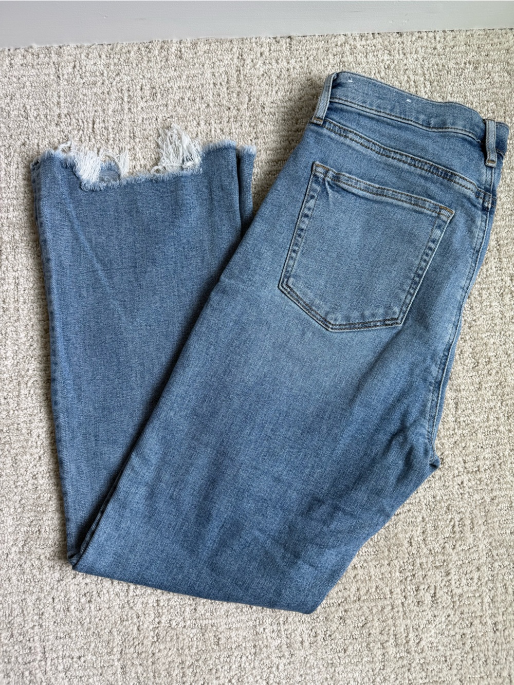 LOFT High Rise Flare Crop Women's Jeans